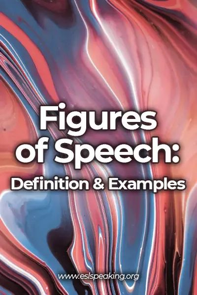 Learn the top 20 figures of speech in the English language. We provide definitions and examples for each figure of speech.    #figureofspeech #figuresofspeech #english #learnenglish #esl Figure Of Speech Examples, Esl Writing Activities, Speech In English, Esl Writing, Figures Of Speech, English Meaning, Esl Grammar, Teaching Esl, Grammar Exercises