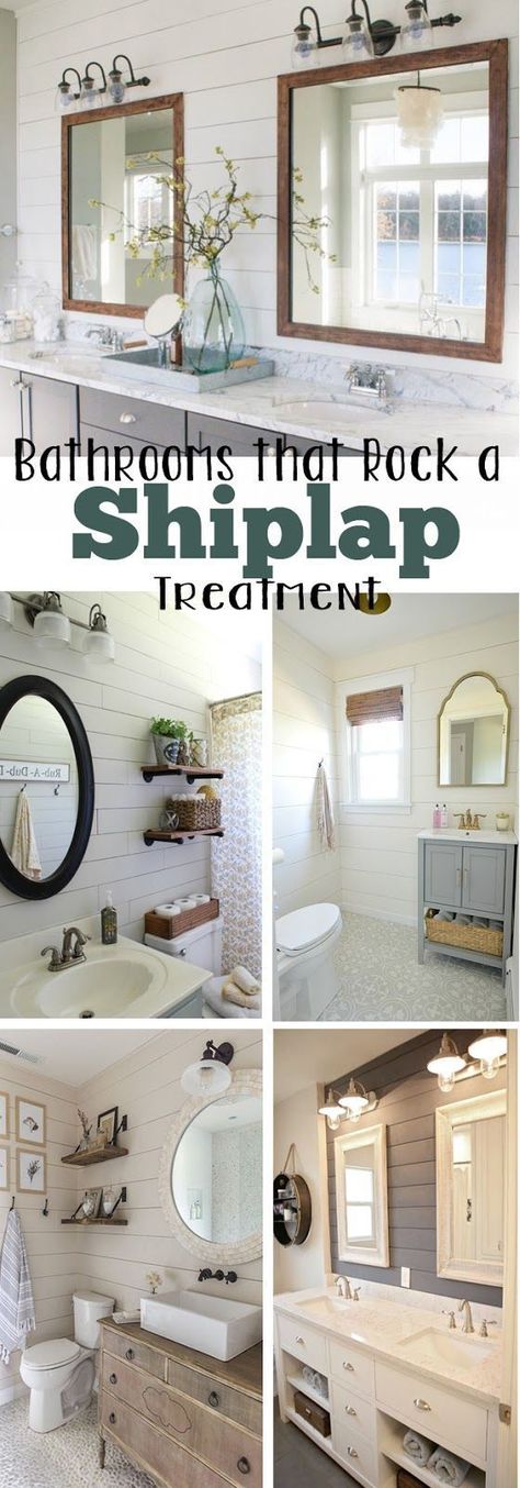 Styl Hampton, Shiplap Bathroom, Ship Lap, Gorgeous Bathroom, Trendy Bathroom, Bath Room, Bathroom Renos, Bath Remodel, House Bathroom