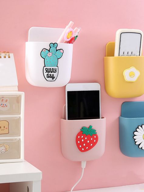 1pc Cartoon Design Multifunction Random Pen Holder Bedroom Items List, Cute Office Supplies Desk Accessories, Kawaii Desk Accessories, Kawaii Desk Ideas, Cute Things To Put In Your Room, Cute Accessories Kawaii, Cute Things To Buy, Sanrio Storage, Cute Pen Holder