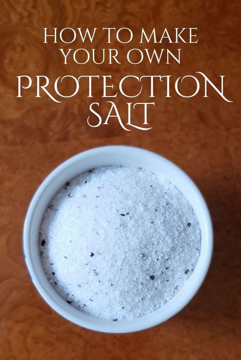 W.N: The list of protective plants given is pretty generic; ask yourself why each plant is protective and in what form of protection it excels at. I would suggest reading through that list & finding any herbs that call out to you, and then doing further research on them. Also, it’s important to remember that when you’re working with plants, you’re not just working with an “ingredient”, you’re working with a spirit, so you should treat it as such. Protection Salt, Magia Das Ervas, Kitchen Witchery, Magick Spells, Witchcraft For Beginners, Herbal Magic, Witch Spell, Protection Spells, Spells Witchcraft