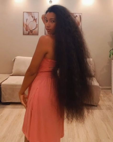 LongHair (@longhairlover99) • Instagram photos and videos Long Hair On Black Women, Thigh Length Natural Hair, Long African Hair, Natural Long Hair Black Women, Long Hair Black Women, Thigh Length Hair, Long Afro Hair, 2030 Vision, Long 4c Hair