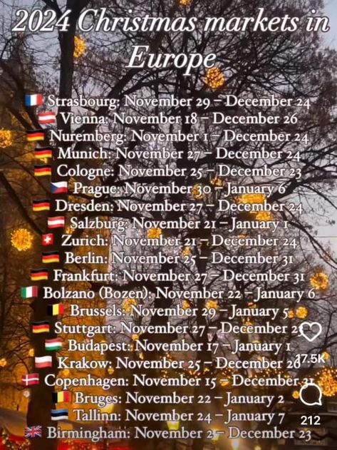 Europe Christmas Markets | 🎄I plan to visit several this year | Facebook Europe Christmas, European Christmas, Christmas In Europe, Best Christmas Markets, 29 December, Christmas Markets Europe, Europe Winter, Christmas Markets, December 26th