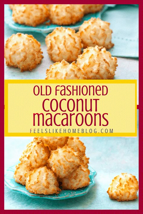 The Best Coconut Macaroon Recipe | Quick & Easy Gluten-Free Cookies Best Coconut Macaroons, Macaroons Easy, Gluten Free Coconut Macaroons, Macaroon Recipe, Coconut Macaroons Easy, Macaroons Recipe, Coconut Macaroon, Coconut Macaroons Recipe, Dairy Free Cookies