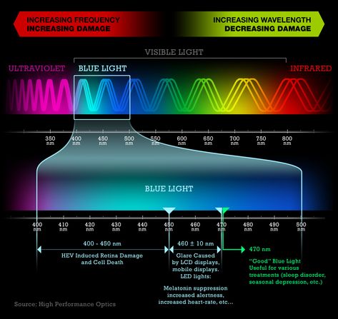 light spectrum, sleep and melatonin production and light Sensory Organs, Light Science, Light Spectrum, Tips Design, Light Shield, Visible Spectrum, Light Filters, Vision Eye, Healthy Eyes