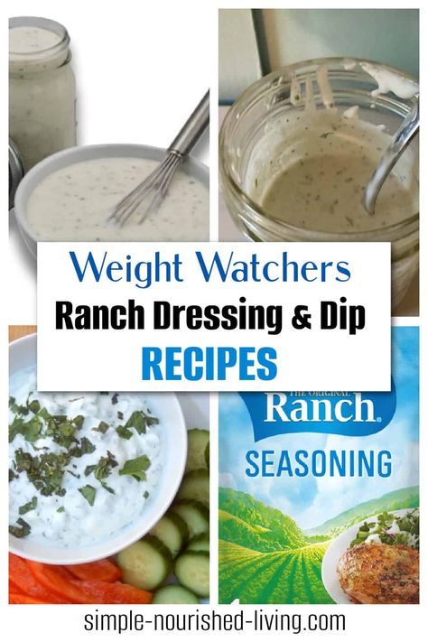 The Best Weight Watchers Ranch Dressing & Dip Recipes with Points. Lighter & Healthier. Low calorie. Low Fat. Weight Watchers Dressing, Weight Watchers Ranch Dressing, Ranch Dressing Dip Recipes, Low Calorie Ranch Dressing, Low Fat Salad Dressing, Greek Yogurt Salad Dressing, Low Calorie Salad Dressing, Weight Watchers Salad, Healthy Ranch Dressing