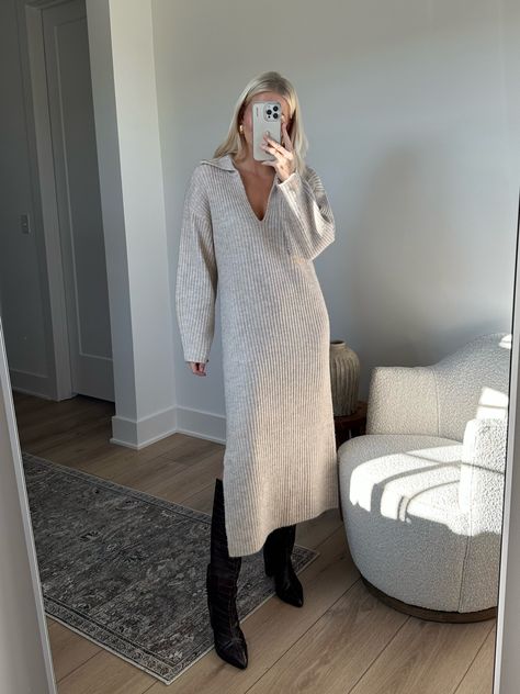 Maxi Sweater Dress Outfit, Long Sweater Dress Outfit, Sweater Dress Outfit Winter, Maxi Sweater Dress, Maxi Sweater, Sweater Dress Casual, Sweater Dress Outfit, Maxi Outfits, Maxi Dress Outfit