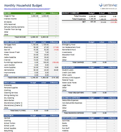 Download a free Household Budget worksheet for Excel, OpenOffice, or Google Sheets. Compare actual and projected household expenses with this household budget spreadsheet. Organisation, Household Account Book, Home Budget Template, Household Budget Worksheet, Monthly Budget Excel, Boss Desk, Household Budget Template, Simple Budget Template, Excel Budget Spreadsheet