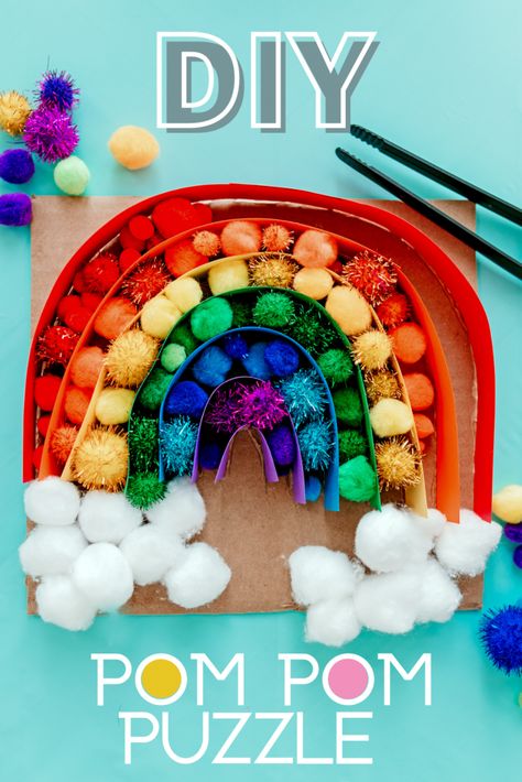 Rainbow Sorting Activity, Spring Sensory Activities, Sensory Puzzle, Garden Sensory Bin, Garden Sensory, Classroom Window, Diy Sensory, Childhood Photography, Rainbow Craft