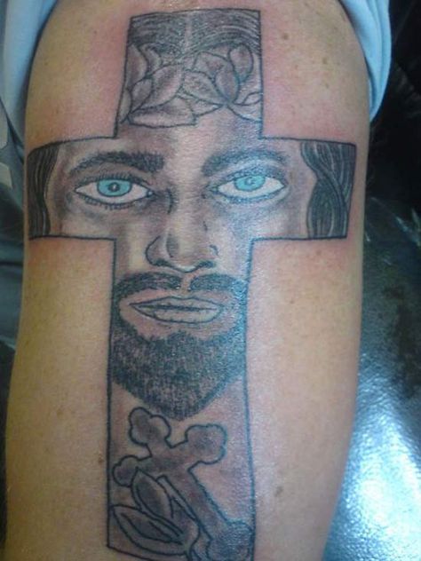 Can You Say Ugly? 15 More Bad Tattoos 10 Cool Cross Tattoos, Terrible Tattoos, Crazy Celebrities, Weird Tattoos, Bad Tattoos, Celebrity Tattoos, Cross Tattoo, Piercing Tattoo, Creative Tattoos