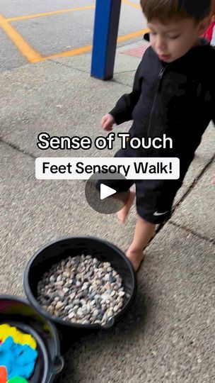 24K views · 513 reactions | To explore our sense of touch, we're having a fun and interactive **feet sensory walk**! 👣 Students take off their own shoes, place their socks inside them, and line them up neatly—a great exercise in following directions and self-help skills. Then, they walk through bins filled with various materials like rocks, sand, beans, rice, Play-Doh, and more. This activity allows them to feel different textures under their feet, enhancing their sensory awareness. After the walk, they independently put their shoes back on. The kids have so much fun exploring and learning through this tactile experience! | Preschool Vibes Touch Sensory Activities, Jobs For Preschool Classroom, Sense Of Touch Activities Preschool, Daycare Job, Sensory Walk, Shoes Place, Preschool Vibes, Tactile Activities, Self Help Skills