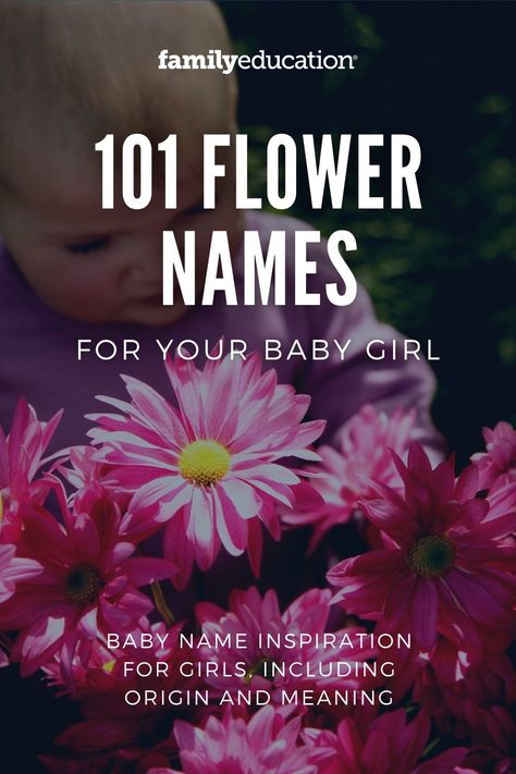 These beautiful flower names and plant names for girls make great nature-inspired female baby names for your little one. Browse our baby name list of flowers, plants, and other nature names. #babynameideas Nature, Names Of Wildflowers, List Of Flowers Names, Female Flower Names, Flowers Names And Meaning, Flower Names With Meaning, Flower Names Aesthetic, Unique Flowers Names, Beautiful Flowers Name