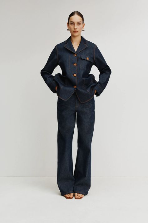 Looks Total Jeans, Getaway Dress, Pre Fall 2023, Denim Suit, Garment Factory, Boyfriend Jean, Denim Trends, 2023 Collection, 2023 Fashion