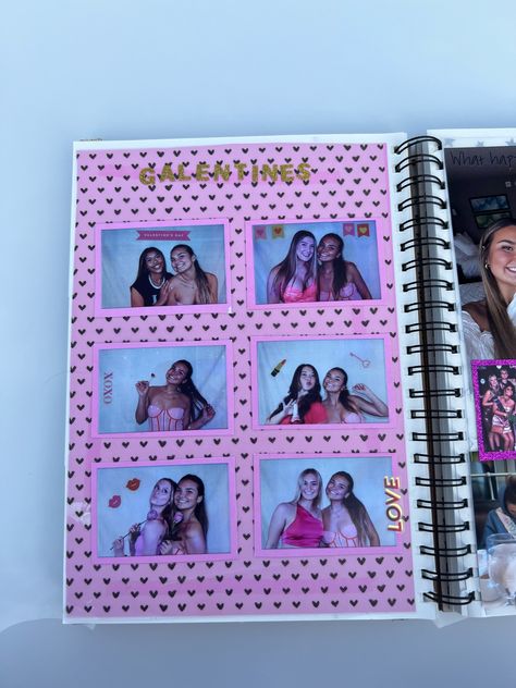 Senior Scrapbook Ideas, Senior Year Scrapbook, School Memories Scrapbook, Senior Year Fun, Birthday Photo Album, Friend Scrapbook, Diy Photo Book, Scrapbook Cover, School Scrapbook