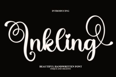 Inkling Font Monogram Tattoo, Modern Fonts Free, Font Handwriting, Classic Calligraphy, Minimal Font, Contemporary Typography, Postcard Mockup, Business Fonts, Free Handwriting