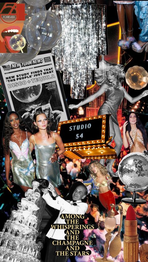 #studio54 #cher #nyc Studio 54 Party Theme, Disco Party Aesthetic, Studio 54 Fashion, Studio 54 Outfits, Disco Party Outfit, Studio 54 Party, 70’s Disco, Disco Aesthetic, 70s Disco Party