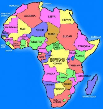 The African Continent has 54 Countries (49 pieces) African Countries Map, All African Countries, Oppgaver For Barn, Maus Illustration, African History Facts, South Africa Map, Africa Continent, Map Of Africa, African Map