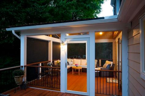 Best Practices to Keep Bugs out of Your Screened Porch in Maryland, Virginia, and DC. Screened Porch Designs, Building Stairs, Building A Porch, Enclosed Porches, Enclosed Patio, Deck Builders, Porch Design, Decks And Porches, Screened In Porch