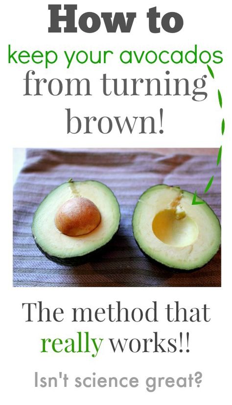 Brown avocados are a thing of the past! Here's the trick that REALLY works to keep them fresh and green for longer! Avocado Dessert, How To Cut Avocado, Avocado Plant, Grow Avocado, Avocado Seed, Food Info, Avocado Recipes, Baking Tips, Cooking Kitchen