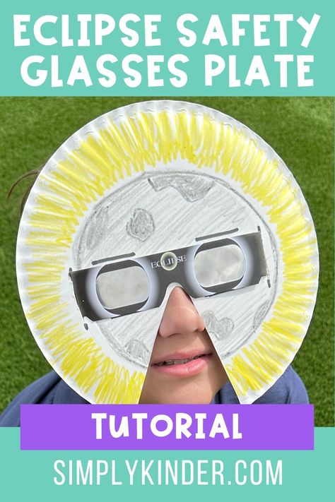 A solar eclipse will take place on April 8, 2024 and this is a unique opportunity for engaging science exploration. Introduce your students to the basics of a solar eclipse with informative videos and hands on activities with these solar eclipse ideas for the classroom. Keep reading for a FREE solar family flyer to send home with families. Eclipse Paper Plate, Eclipse Paper Plate Craft, Pre K Solar Eclipse, Solar Eclipse Paper Plate, Solar Eclipse Kindergarten, Solar Eclipse Craft, Eclipse Ideas, Eclipse Activities, Rainbow Experiment