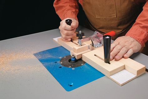 Woodsmith Plans, Router Jig, Router Tables, Router Table, Woodworking Project, Table Saw, Free Plan, Table Accessories, Sled