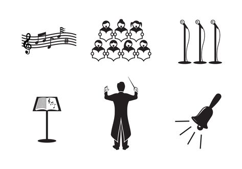 Free Choir Vector Choir Conductor, Choir Director, Free Shows, Church Choir, Musical Notes, Music Lessons, Yearbook, Choir, Vector Graphics