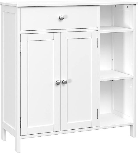 Amazon.com: Irontar Freestanding Bathroom Cabinet with Doors, Bathroom Floor Cabinet with Drawer & Adjustable Shelf, Kitchen Cupboard, Storage Cabinet for Bathroom, Living Room, Bedroom, Entryway, White CWG001W : Home & Kitchen Bathroom Floor Storage Cabinet, Bathroom Floor Cabinet, Living Room Storage Cabinet, Storing Towels, Bathroom Floor Storage, Kitchen Cupboard Storage, Free Standing Cabinets, Freestanding Bathroom Cabinet, Cabinet With Doors