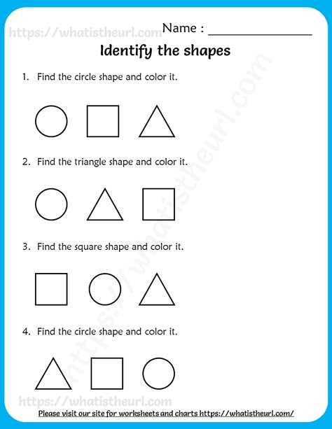 Identify Shapes Worksheet, Pre Primary Worksheet English, Prep Class Activities, Pre Primary Worksheet, English Preschool Worksheets, Shape Worksheets For Kindergarten, Shapes Worksheets For Kids, Science Worksheets For Kindergarten, Primary Worksheets