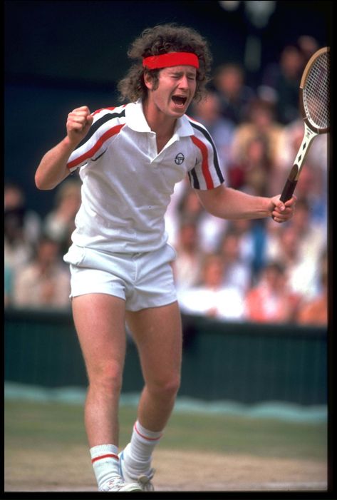 John Mcenroe, Tennis Match, Tennis Players, School Outfit, Old School, Tennis, History