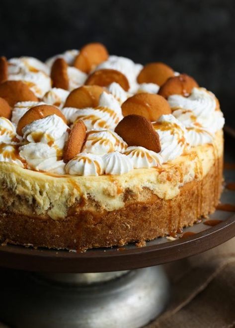 Banoffee Pie, Puding Pisang, Banana Cream Cheesecake, Pudding Cheesecake, Banana Dessert Recipes, Best Banana Pudding, Banana Pudding Cheesecake, Banana Cheesecake, Torte Cupcake