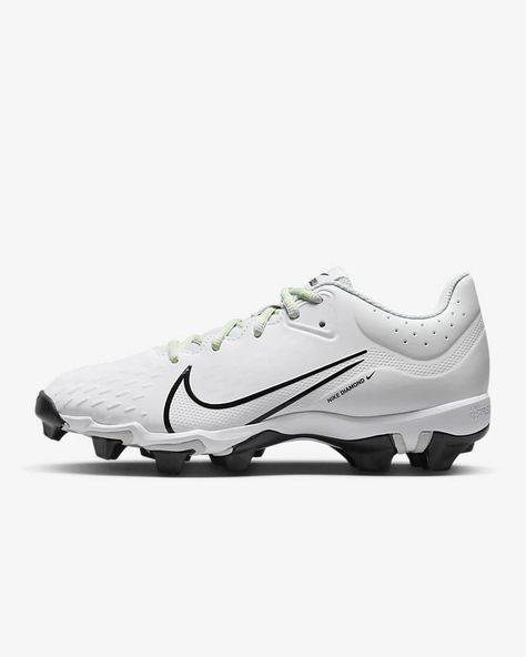 Nike Hyperdiamond 4 Keystone Women's Softball Cleats. Nike.com Softball, Football Boots, Softball Cleats, Girls Football, Football Cleats, Soccer Cleats, Grey Fashion, Just Do It, The Game