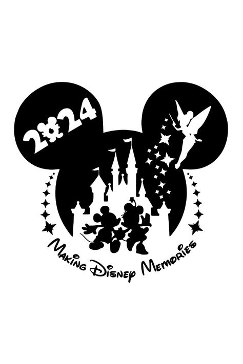 Disney Trip SVG | My First Disney Trip SVG | First Disney Trip SVG | Disney Trip 2024 SVG Disney Cricut Shirts Free Svg, Disney Designs For Cricut, Disney Prints For Shirts, Disney World Svg Free, Disney 2024 Svg, Disney Designs For Shirts, Cricut Disney Shirt Ideas, Disney Silhouettes Svg, Disney Shirts Diy