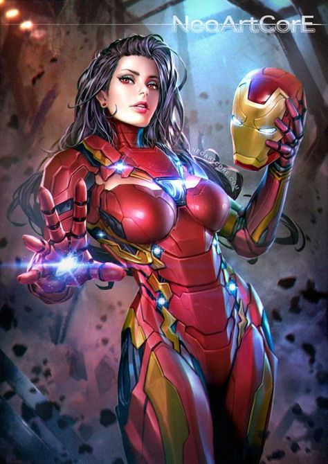 Female Iron Man Suit Marvel Fanart, Iron Woman, New Avengers, Marvel Fan Art, Comics Girls, Marvel Comics Art, Marvel Girls, Ms Marvel, Marvel Women