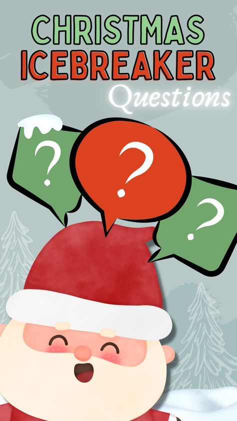 Holiday Ice Breaker Questions, Christmas Icebreaker Questions, Christmas Kahoot Questions, Holiday Questions Conversation Starters, Christmas Never Have I Ever Questions, Christmas Polls Questions, Christmas Get To Know You Games, Holiday Ice Breaker Games, Never Have I Ever Christmas Questions