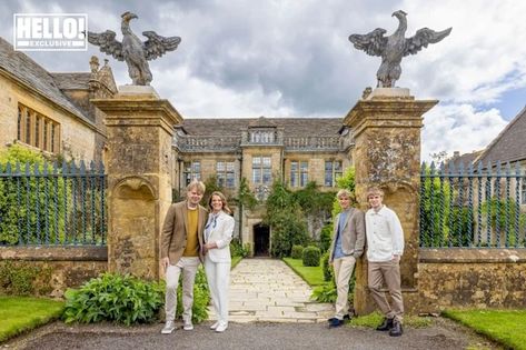 Inside Viscount and Viscountess Hinchingbrooke's stunning stately home Mapperton House | HELLO! Luke And Julie, Mapperton House, Lady Of The Manor, Lord And Lady, Dinner Host, Stately Home, Living History, Repair And Maintenance, 16th Century