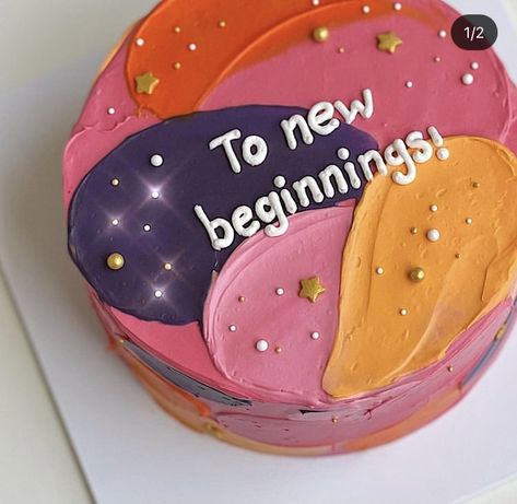 New Job Cake Funny, Cakes For Quitting Your Job, New Beginnings Cake Ideas, New Beginning Cake Ideas, Goodbye Party Cake Ideas, Funny Congratulations Cake, We’ll Miss You Cake, Farewell Cake For Friend Going Abroad, To New Beginnings Cake