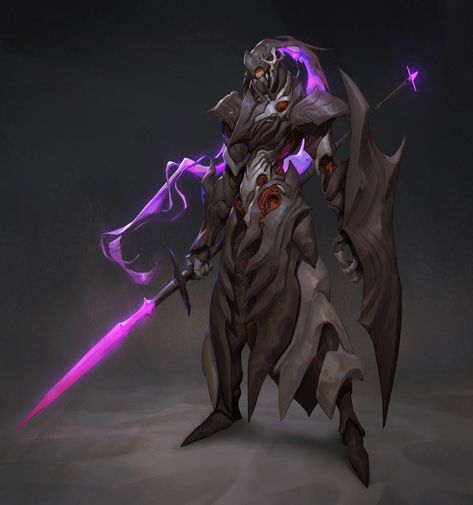 ArtStation - The Fallen knight, Hui Zou Fallen Knight, 다크 판타지, Monster Concept Art, Fantasy Monster, Fantasy Armor, Creature Concept Art, Armor Concept, Fantasy Warrior, Character Design Male