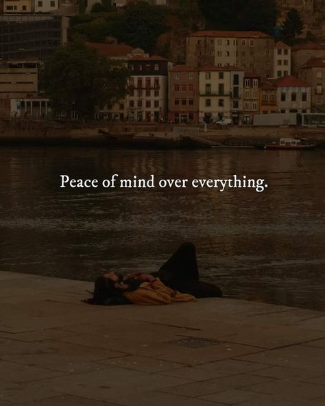 Peace of mind over everything #BestQuotesoftheDay #GetMotivated #Inspirational #WordsofWisdom #WisdomPearls #BQOTD Motivational Quotes For Life, English Quotes, Better Life Quotes, Real Quotes, Daily Inspiration, Meaningful Quotes, Better Life, Peace Of Mind, Dream Life