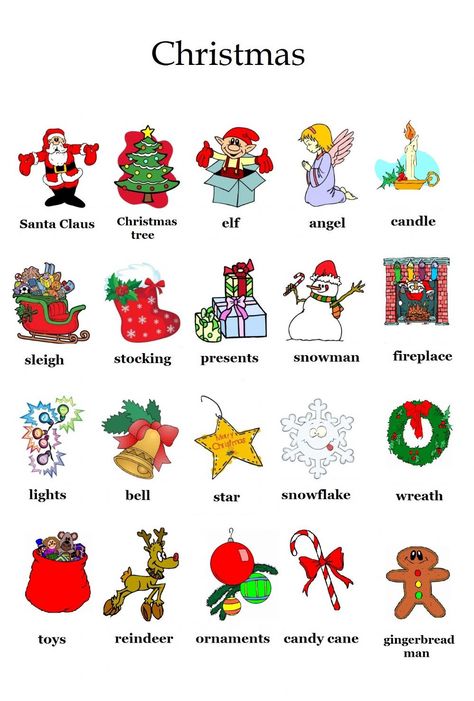 Christmas Pictionary, Worksheet For Preschool, Activity For Preschool, Kindergarten Phonics Worksheets, Thanksgiving Classroom, Christmas Lesson, Family Worksheet, English Christmas, Christmas Teaching