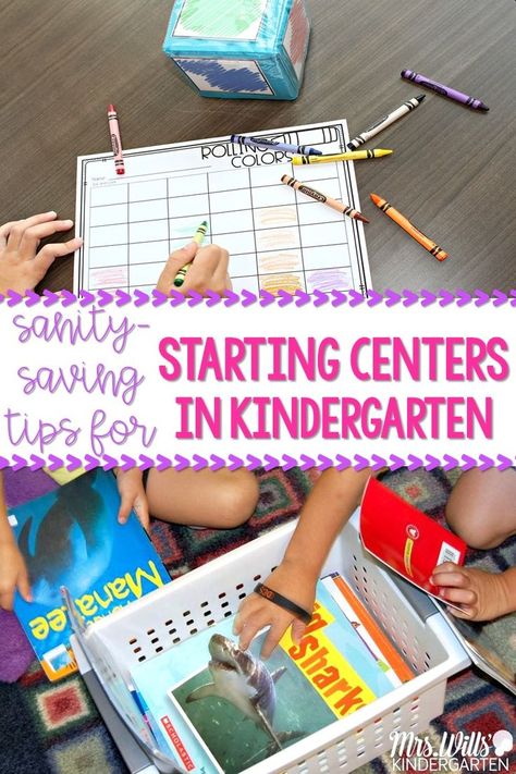 Discovery Center Kindergarten, The Daily 5 Kindergarten, How To Run Kindergarten Centers, Simple Literacy Centers Kindergarten, Easy Preschool Center Ideas, Kindergarten Stations Rotation, Student Choice Centers Kindergarten, Beginning Of The Year Writing Center Kindergarten, September Literacy Centers Kindergarten