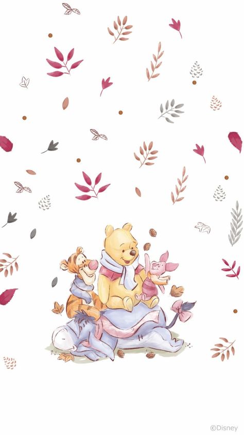 Winnie the Pooh Pooh Background, Winnie The Pooh Background, Winnie The Pooh Wallpaper, Pooh Wallpaper, Chat Background, Tattoos Celebrities, Winnie The Pooh Drawing, Animals Tattoos, November Wallpaper