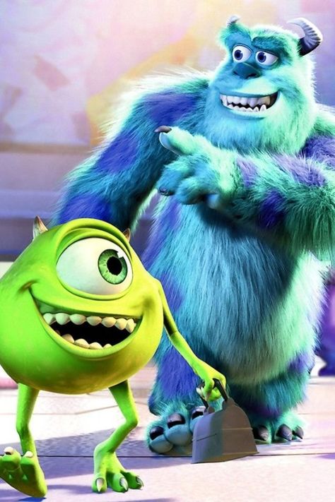 Best friend Monsters Inc Movie, Monster Co, Walt Disney Movies, Mike And Sulley, Billy Crystal, Steve Buscemi, Disney Monsters, Monsters University, Monster University