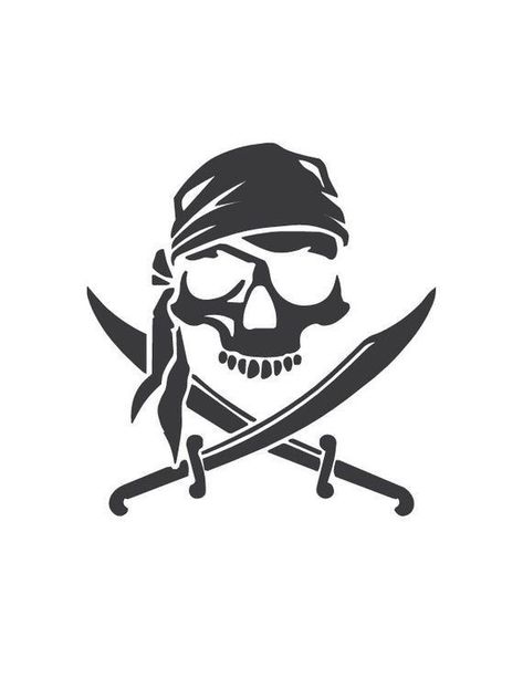 Skull Pirate Tattoo, Pirates Tattoo Ideas, Pirate Tattoo Ideas, Jolly Roger Tattoo, Pirate Flag Tattoo, Skull And Crossbones Tattoo, Pirates Tattoo, Tattoo Pirate, Pirate Tattoos