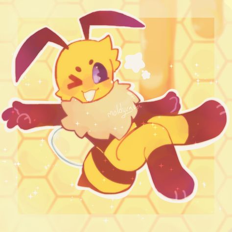 Bee Aesthetic Pfp, Bee Oc Art, Bee Fursuit, Catcore Art, Bee Oc Drawing, Bee Fursona, Bee Moodboard, Bee Character Design, Insect Oc