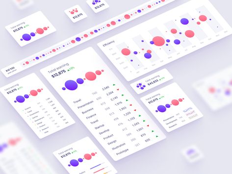 Bubble Chart, Bubble Diagram, Infographics Design, Responsive Web, Library Design, Custom Templates, Chart Design, Design System, Ios Apps