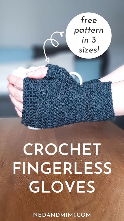 Crocheted Gloves Fingerless, Cute Fingerless Gloves Crochet Free Pattern, Easy Crochet Fingerless Gloves Pattern, Crochet Fingerless Gloves Free Pattern Dk Yarn, Easy Crochet Fingerless Gloves Free, How To Crochet Fingerless Gloves For Beginners, Fingerless Mitts Crochet Pattern Free, Mens Fingerless Gloves Crochet Free Pattern, Crochet Fingerless Mittens Free Pattern