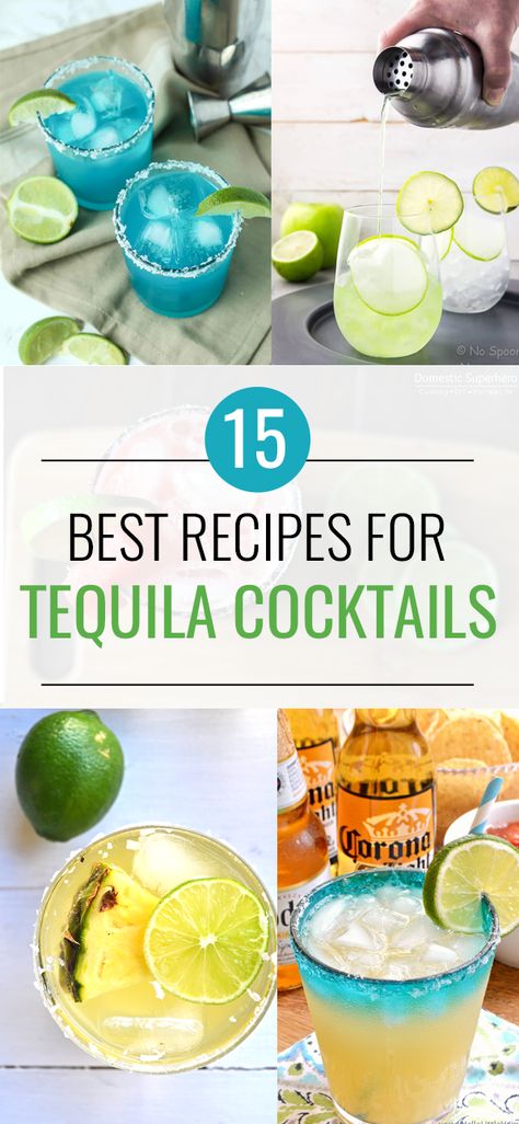 15 Best Tequila Cocktails To Try This Summer - Love and Marriage Drink Recipes Tequila, Tequila Drinks Recipes, Mexican Mule, Tequila Recipe, Cocktail Decoration, Mezcal Cocktails, Best Tequila, Thanksgiving Drinks, Cocktails To Try