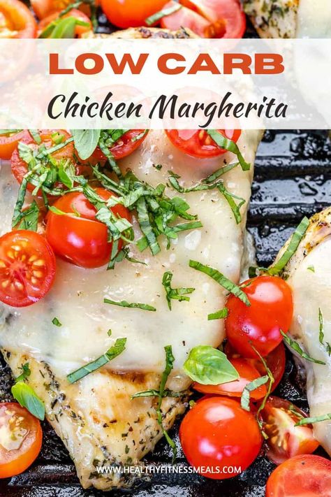 Grilled Chicken Margherita Essen, Chicken Margherita Recipes, Chicken Margarita Recipe, Chicken Margarita, Margherita Chicken, Grilled Chicken Margherita, Margherita Recipe, Chicken Margherita, High Protein Low Carb Diet