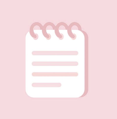 Pink Good Notes Icon, Good Notes Icon Aesthetic, Pink Goodnotes Icon, Pink Notebook Icon, Pinterest Icon Cute, Ipad Icons Aesthetic Pink, Notebook Icon Aesthetic, Notes Logo Aesthetic, Note Icon Aesthetic