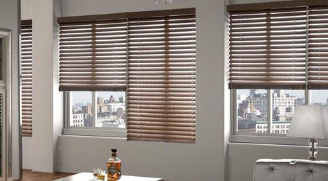 Embrace the au natural with timber venetian blinds Roller Shades Bedroom, Roller Shades Living Room, Timber Blinds, Vertical Blinds Alternative, Blinds For Large Windows, Wooden Window Blinds, Room Blinds, Blind Curtain, Diy Bamboo