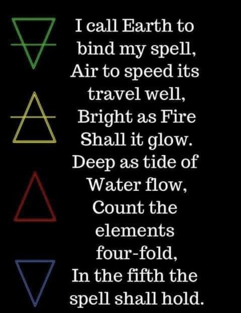 #binding #spellwork #5elements #air #fire #water #earth #spirit Spells That Actually Work, Manifestation Spells, Witchcraft Spells For Beginners, Spells For Beginners, Easy Spells, Spell Work, Wiccan Magic, Spell Casting, Paz Mental